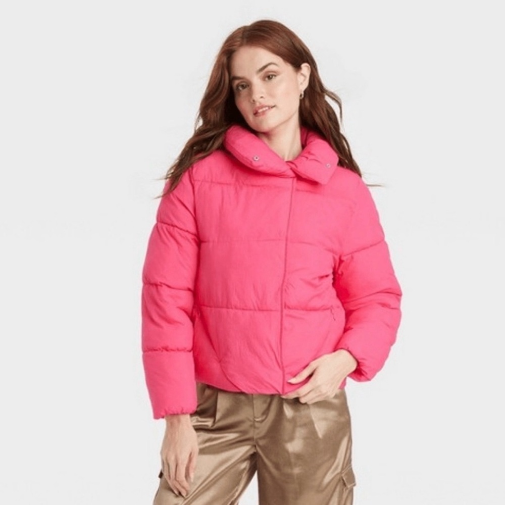 NEW A New Day Pink Puffer Jacket size XL